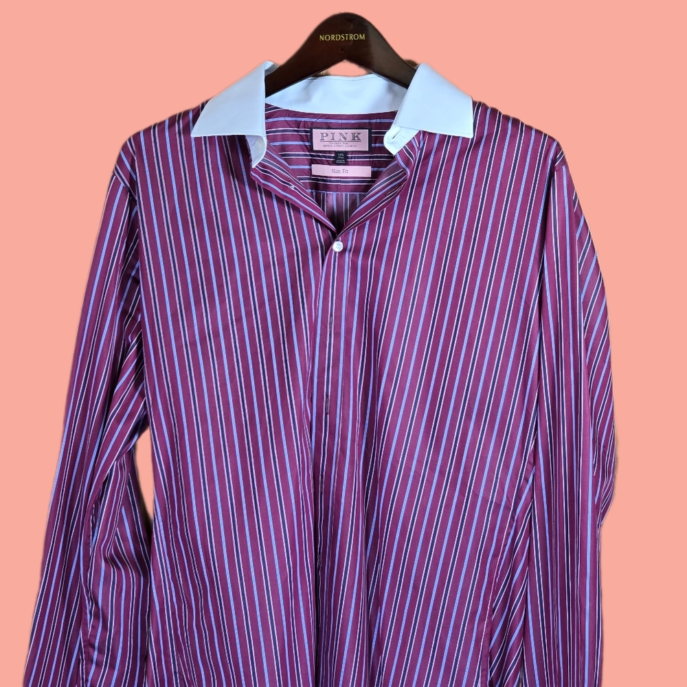 ✨️ Thomas Pink Formal | French Cuff | Formal Dress Shirt ✨️ - Picture 2 of 6